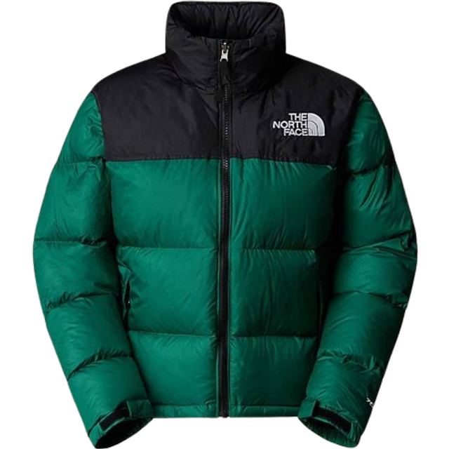 The North Face Green & Black 1996 Retro Nuptse Jacket - NL1 Evergreen - XL