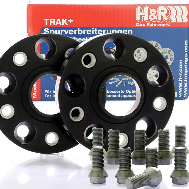 H&R B6055571 Spårviddsbreddning TRAK+® Wheel Spacers 30mm, Spårbreddning per axel: 60mm, Hålant.: 5 - svart