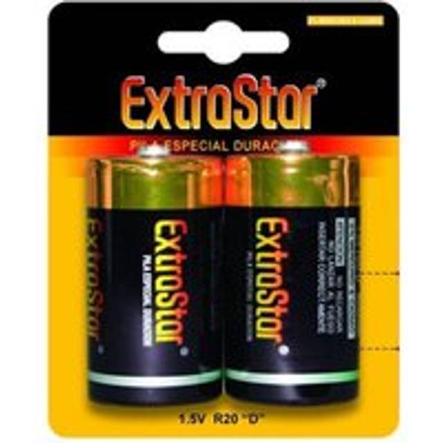 1.5V D Batteries, Pack of 2