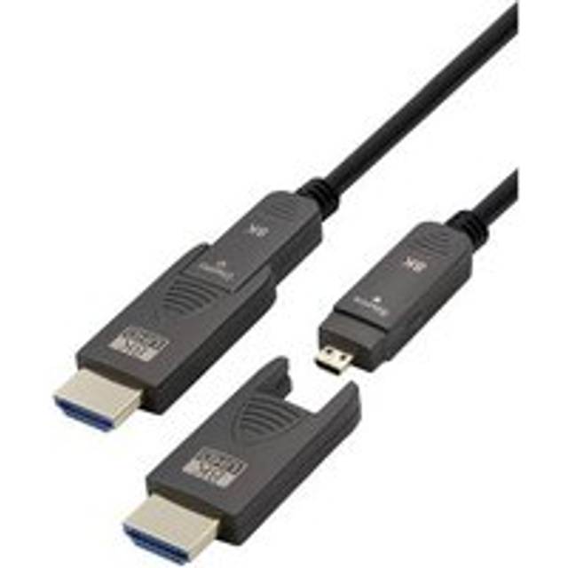 Maxtrack HDMI Anslutningskabel 30 m Svart C504-30ML 8K UHD HDMI-kabel