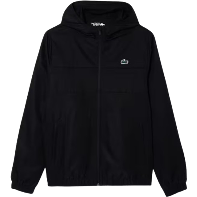 Lacoste Full Zip Logo Jacket Black
