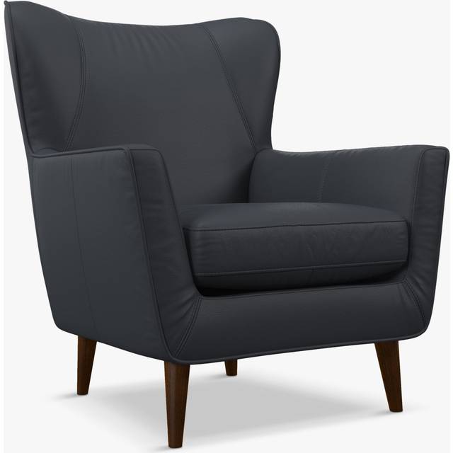 John Lewis Thomas Leather Armchair, Dark Leg