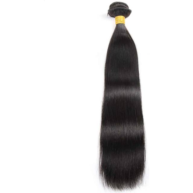9AM Hair 1pc Straight Bundles Natural Black Color Virgin Human Hair Remy Hair Weave