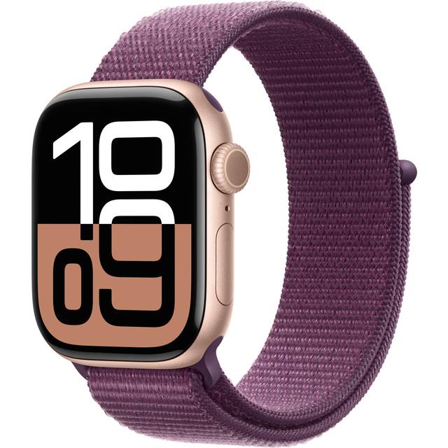 Apple Watch S10 42mm GPS+Cel (Jet Black Aluminium/Ink Sport Loop)