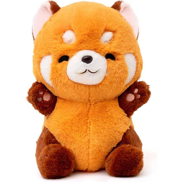Molutian 9.84in Red Panda Stuffed AnimalÂ Red Panda Plush Cute Panda Plushie Toy Gift For Kids Girlfriend Birthday Home Decoration,Plushie,Red Panda,Panda,Red