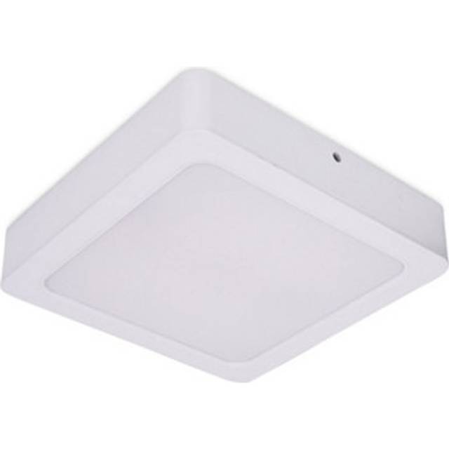 (White) ValueLights Lacey IP44 Flush Ceiling Light