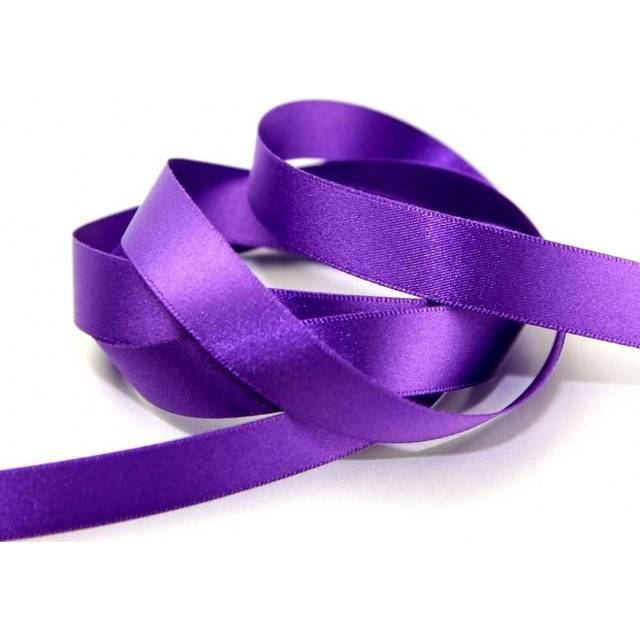 Berisfords Double Faced Satin Ribbon 19 Purple