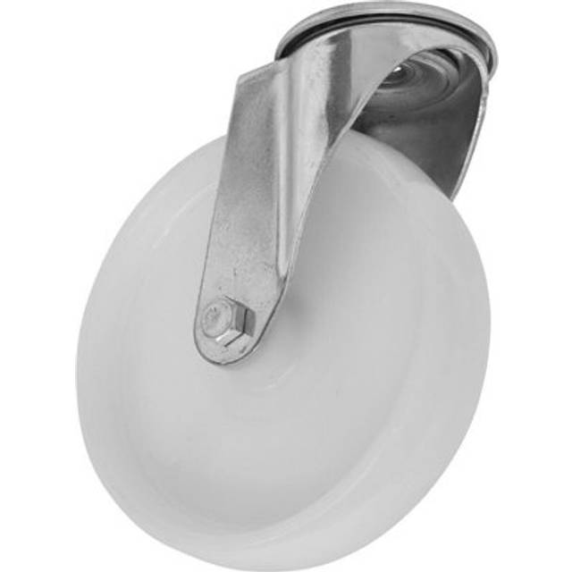 100mm Heavy Duty Castor Wheel - Bolt Hole Swivel - 36mm Tread - Polyamide