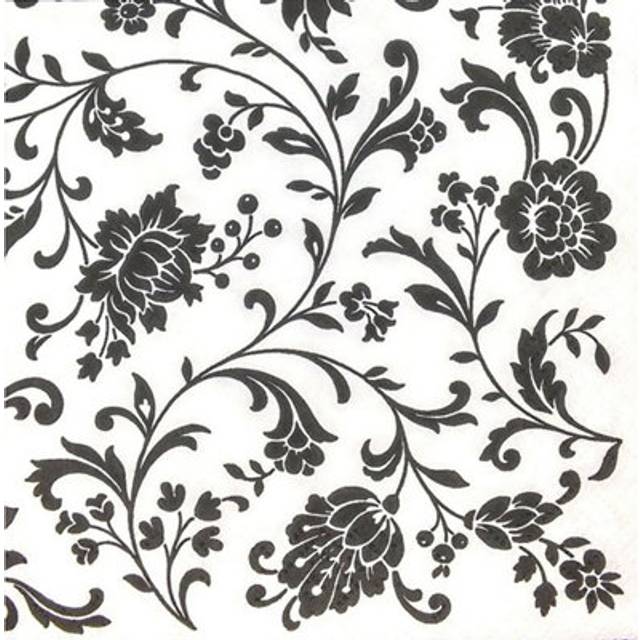 Anniversary House Tiflair Arabesque Pattern Disposable Napkins (Pack of 20)