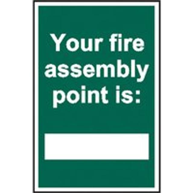 Scan Your Fire Assembly Point Is PVC Sign 200mm 300mm Standard