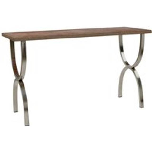 Interiors by Premier Rustic Wood Top Console Table, Rectangular Console Table, Wood and Metal Console Table, Wood Console Table