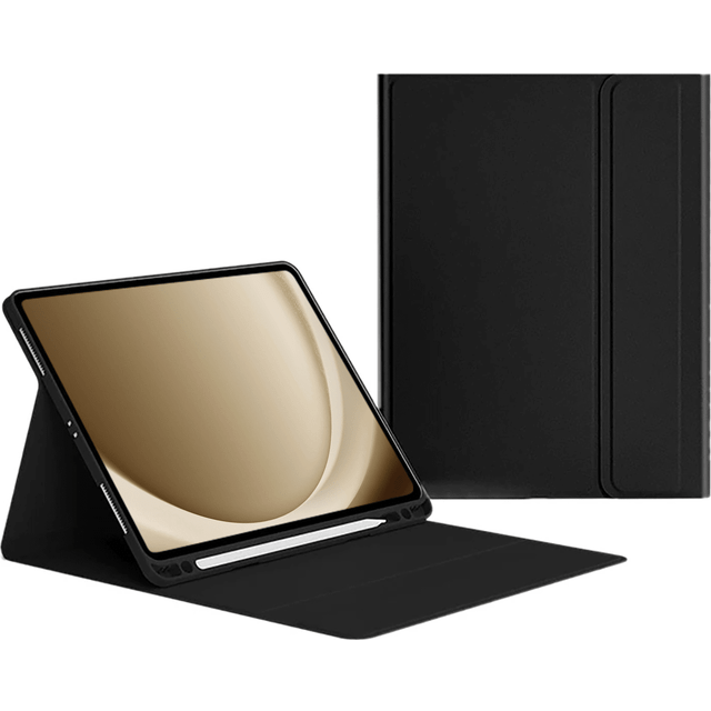 SHEIN Tablet Case With Pencil Holder Compatible With Samsung Galaxy Tab / IPad / Redmi Pad Se (Black)