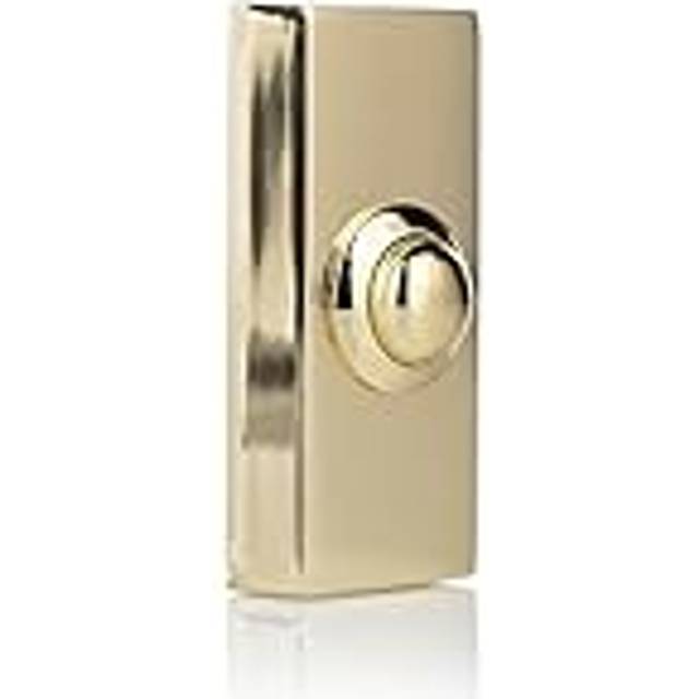 Byron 2204 Metal Bell Push in Brass