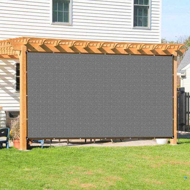 SHEIN 1pc Pergola Shade Cover Privacy Screen With Grommets, Sun Shade Cloth Cover Canopy For Patio, Backyards,Carport, Garden, Outdoor
