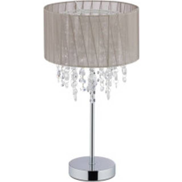 Large table lamp organza crystal