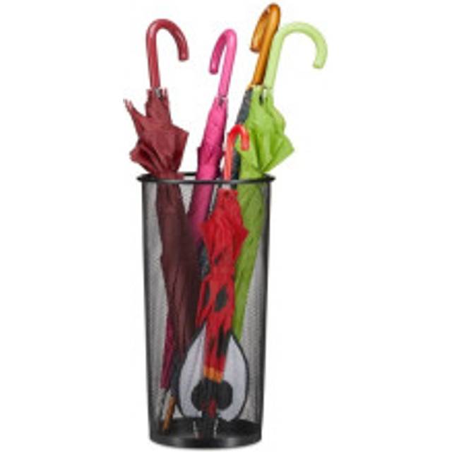 Umbrella stand made of wire mesh