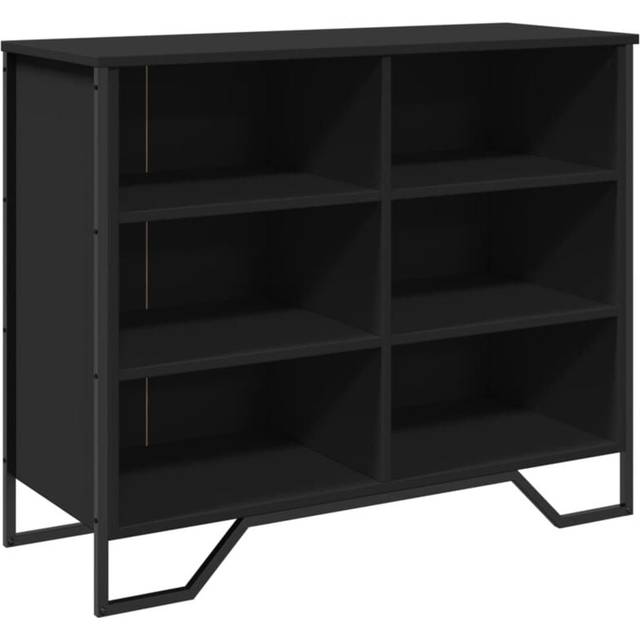 Vidaxl - Sideboard Black 91x35.5x74.5 cm Engineered Wood