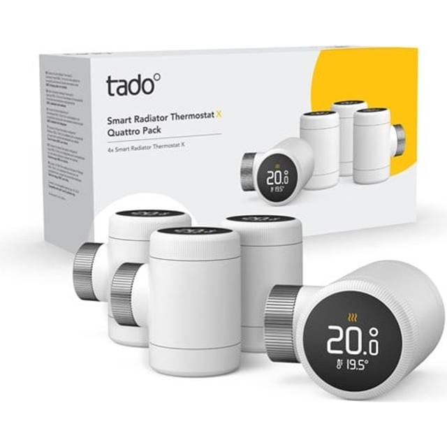 tadoº Smart Radiator Thermostat X - Q Pack Smart Thermostat - White