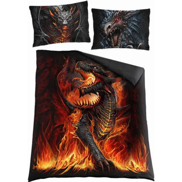 Draconis Duvet Cover Set - Black - Single