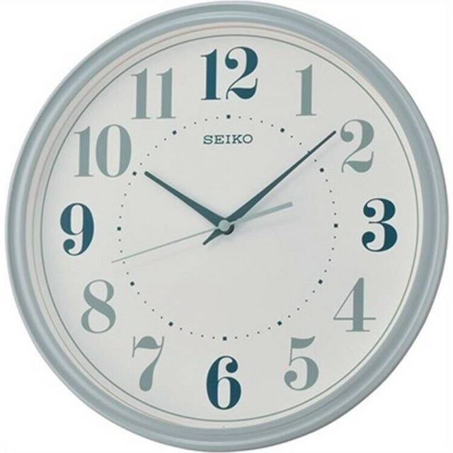Seiko Decorator Wall Clock Matt Grey QXA740N