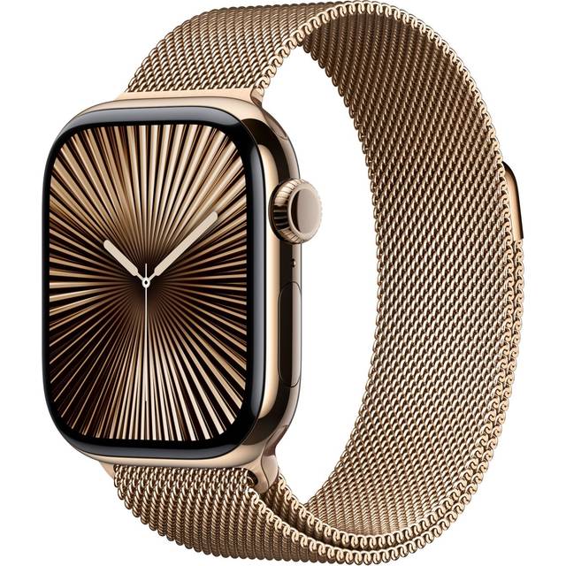 Apple Watch Series 10 GPS + Cellular, 42mm, Titanium Case, Milanese Loop
