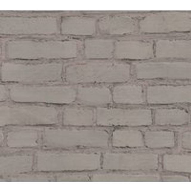 Stone tile wallpaper wall Profhome 374143 non-woven wallpaper smooth with nature-inspired pattern matt grey black 5.33 m2 (57 ft2)