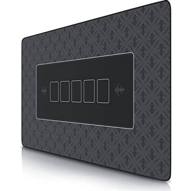 CSL XXL Poker Mat â 1000 x 600 mm - XXL mousepad - table mat large size - rubber base for stable grip on smooth surfaces â black