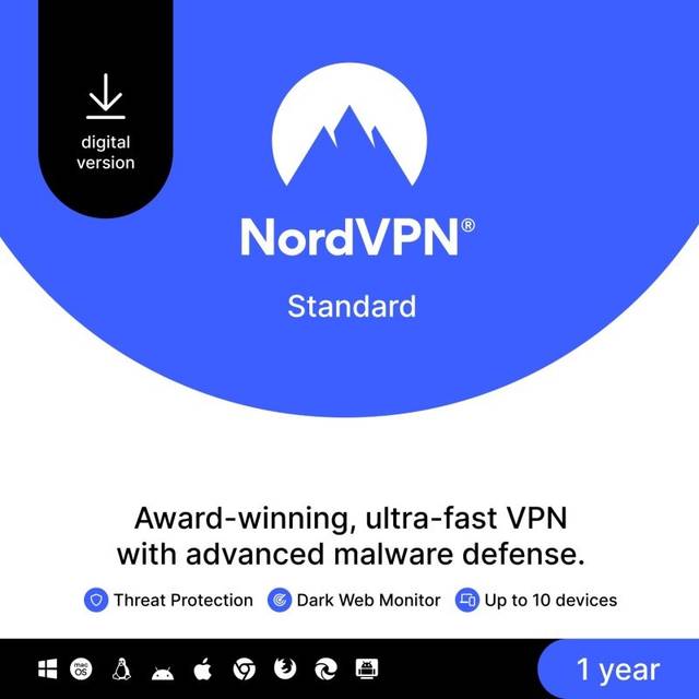 NordVPN - Subscription Licence - 6 Months - 1 Licence
