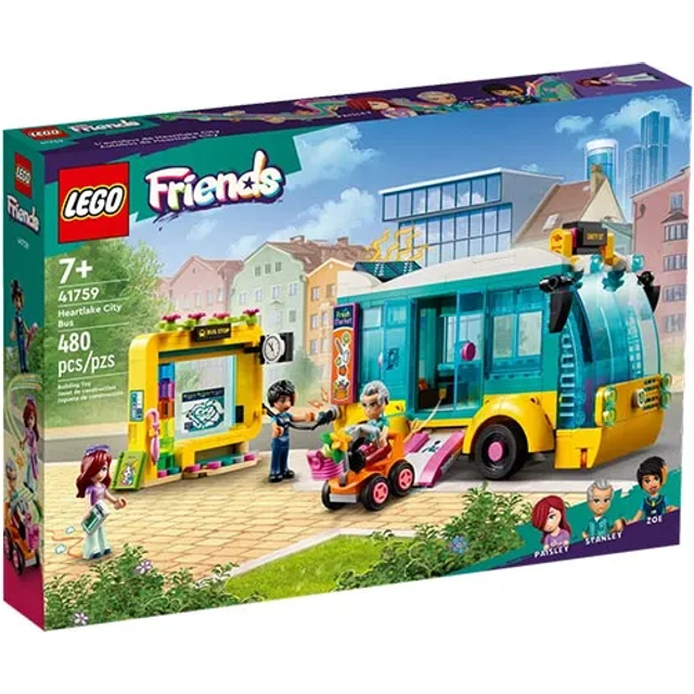 LEGO Friends Heartlake City Bus Terminal 41759 Toy Block Present Vehicle Girls 7 years old ~