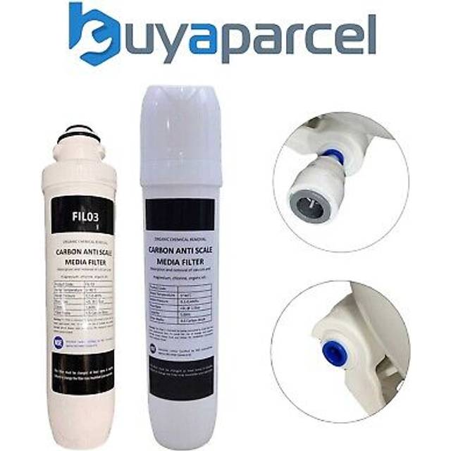 Water Filter 10'' Cartridge Housing 6mm 10mm for Boiling Hot Water Tap +2 Filters