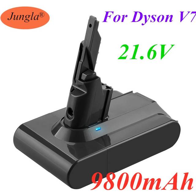 Dyson 9800 mah 21.6v 9.8ah li-lon uppladdningsbart batteri för dyson v7 batteri animal pro dammsugare byte - 4800 mah