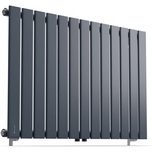 Radiator bathroom 100x60 cm vertical flat panel designer radiator 681 w black
