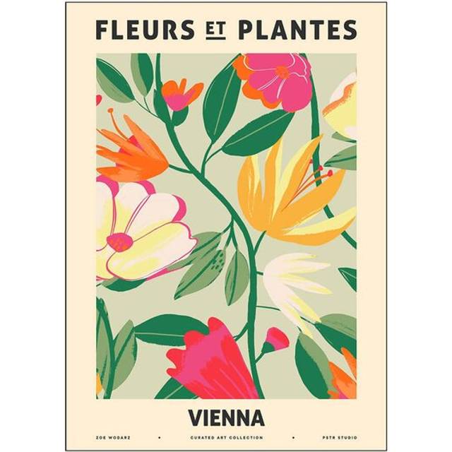Poster & Frame - PSTR Studio poster 30x40 cm zoe fleurs et plantes vienna