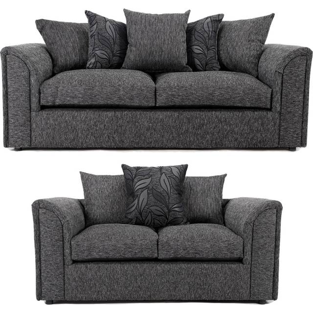 Ambrogia 2 - Piece Living Room Set - Grey (2)