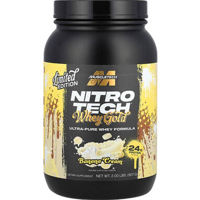 MuscleTech  Nitro-Tech® Whey Gold  Banana Cream  2 lbs (907 g)