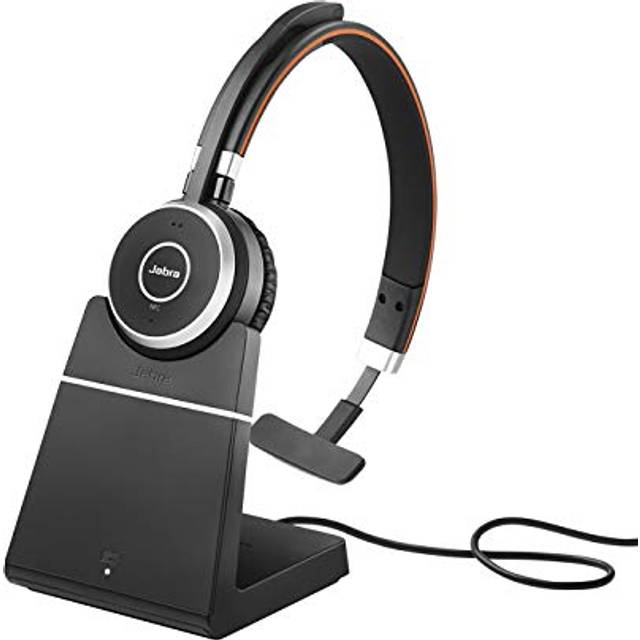 Jabra EVOLVE 65 MS Mono Wireless Headset with Charging Stand
