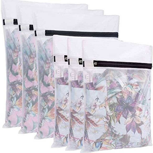 BAGAIL Mesh Laundry Bags, Washing Machine Wash Bags, Reusable and Durable Mesh Wash Bags for Delicate Blouse, Hosiery, Underwear, Bra, Lingerie and