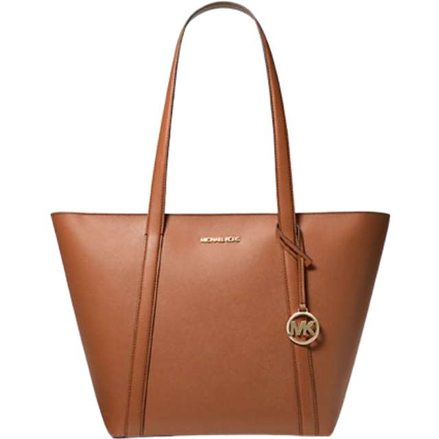 Womens Large Luggage Shoulder Tote with Zip Closure and Gold Hardware - Multi - One Size