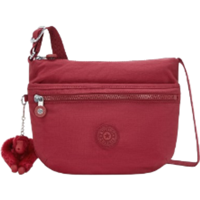 Kipling Crossbody Bag Arto S Funky Red Small Woman 56% Recycled Polyamide, 44% Polyamide