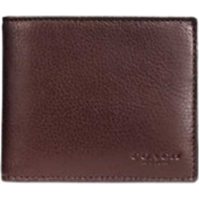 Coach Mens 3 in 1 Wallet in Sport Calf - Dark Brown Leather - One Size