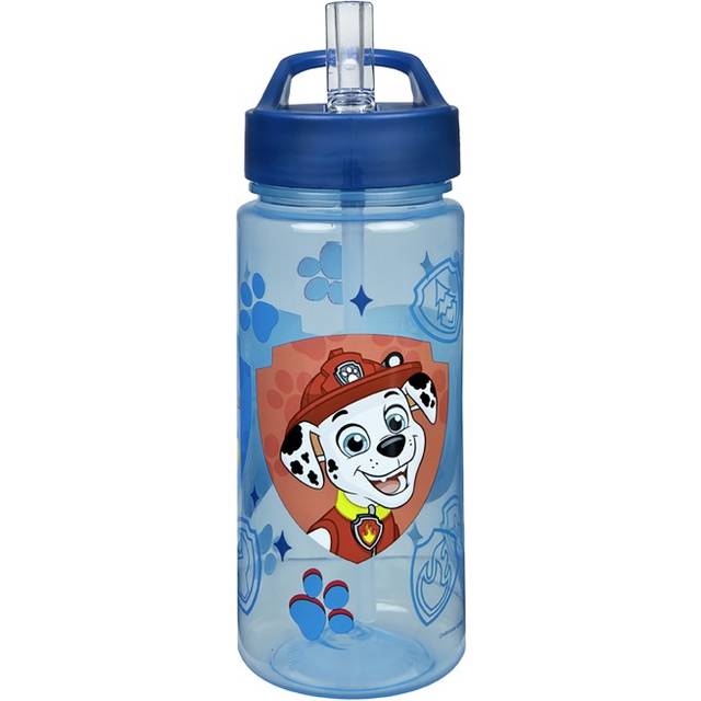 Paw patrol drinks bottle with flip up dispenser blue