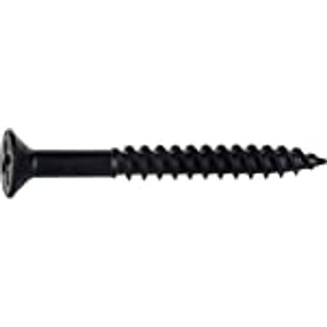 Hard-to-Find Fastener 014973291549 Twinfast Wood Screw  8 x 1-12   black