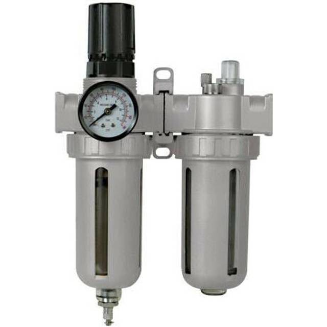 "Air Tool Filter Regulator & Lubricator 1/4"" Inch Compressed Compressor Water Tra"