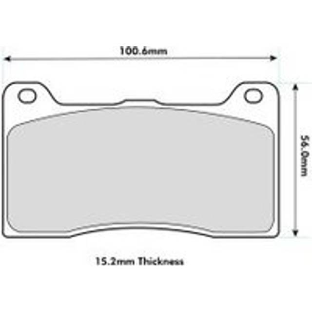 Ferodo DS2500 Brake Pads To Fit Wilwood Dynalite / Dynapro Calipers