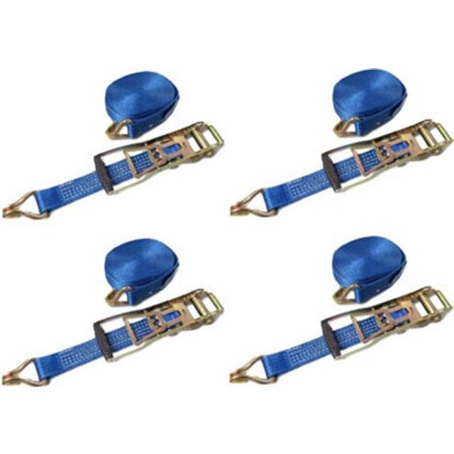 Ergo ratchet tie down straps 50mm 20m 5t x4 (reverse action lashing pull down)