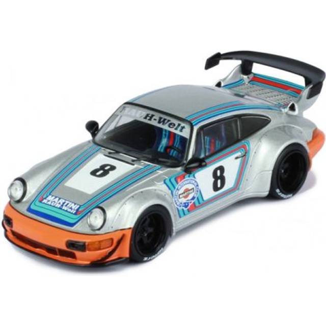 IXO Models MOC307 Porsche 911 (964) RWB Ichiban Boshi Rauhwelt "Martini" silber Maßstab 1:43 Modella