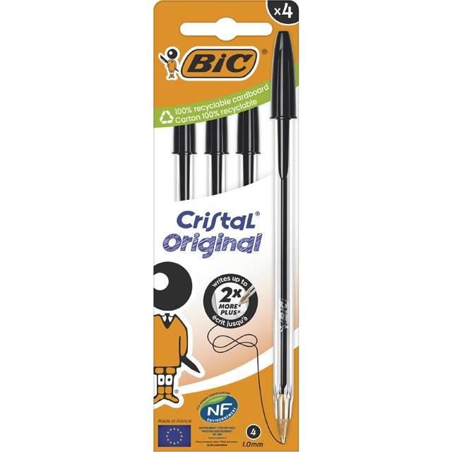 Bic Cristal Original Ball Pens x4
