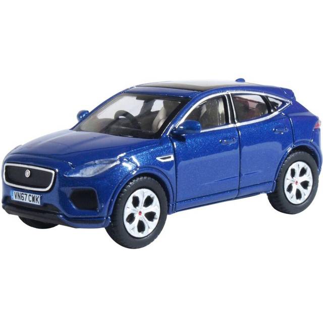 Oxford 76JEP001 Jaguar E-Pace blau metallic Maßstab 1:76 Modellauto