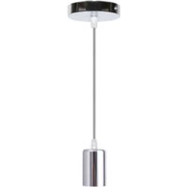 E27 Lamp holder Retro Pendant Light Fixture Industrial Ceiling Lamp Vintage Pendant Lamp Antique Edison Hanging Light - Silver