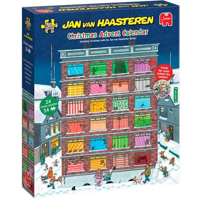 Jan Van Haasteren Christmas Advent Calendar 24 Days of Puzzles